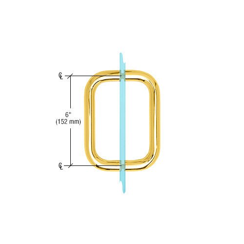 CRL BM Series Back - to - Back Handle without Metal Washers BMNW6X6ULBR