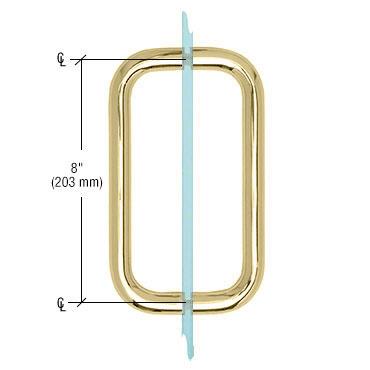 CRL BM Series Back - to - Back Handle without Metal Washers BMNW8X8ULBR