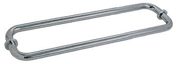 CRL BM Series Back - to - Back Tubular Towel Bars with Metal Washers BM12X12BN