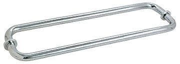 CRL BM Series Back - to - Back Tubular Towel Bars with Metal Washers BM12X12SC