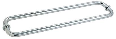 CRL BM Series Back - to - Back Tubular Towel Bars with Metal Washers BM18X18CH