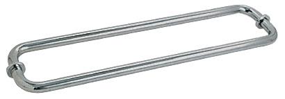 CRL BM Series Back - to - Back Tubular Towel Bars with Metal Washers BM18X18PN