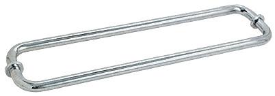 CRL BM Series Back - to - Back Tubular Towel Bars with Metal Washers BM18X18SN