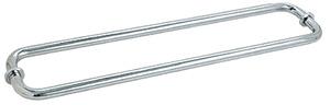 CRL BM Series Back - to - Back Tubular Towel Bars with Metal Washers BM24X24CH