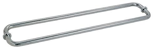 CRL BM Series Back - to - Back Tubular Towel Bars with Metal Washers BM24X24PN