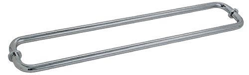 CRL BM Series Back - to - Back Tubular Towel Bars with Metal Washers BM30X30BN