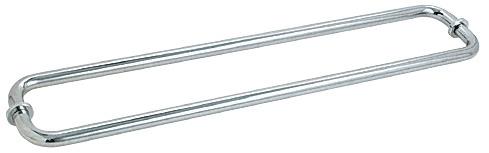 CRL BM Series Back - to - Back Tubular Towel Bars with Metal Washers BM30X30CH