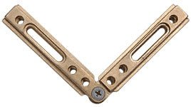 CRL Brass Adjustable Corner for the Deluxe Header Kit BHC373