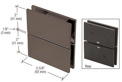 CRL Cardiff Series Glass - to - Glass Mount Hinge CAR020RB