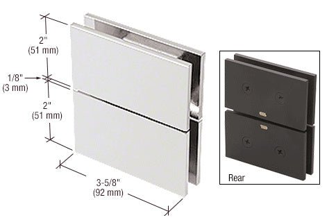 CRL Cardiff Series Glass - to - Glass Mount Hinge CAR02CH