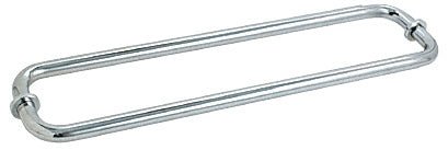 CRL Chrome 20" BM Series Back - to - Back Tubular Handle with Metal Washers BM20X20CH