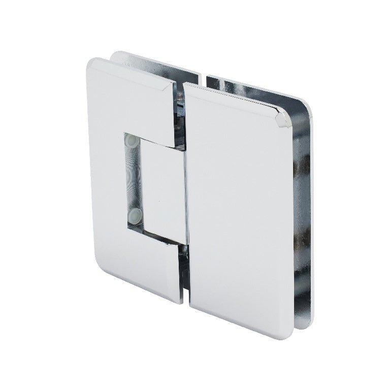 CRL Chrome Cologne Series 5 Degree Pre - Set Glass - to - Glass Hinge C0L580CH