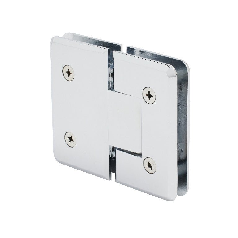 CRL Chrome Cologne Series 5 Degree Pre - Set Glass - to - Glass Hinge C0L580CH