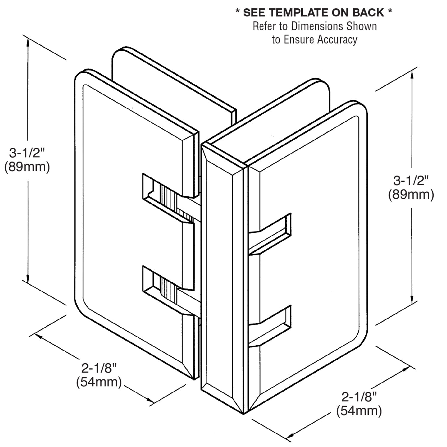 CRL Chrome Estate 090 Series 90 Degree Glass - to - Glass Hinge EST090CH