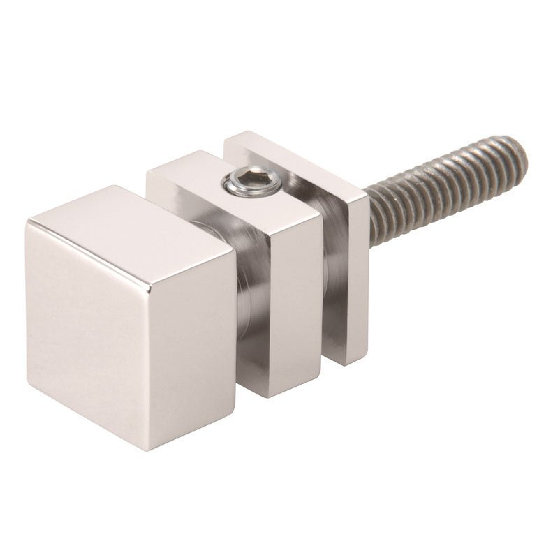 CRL Chrome Square Single - Sided Knob SDK270PN