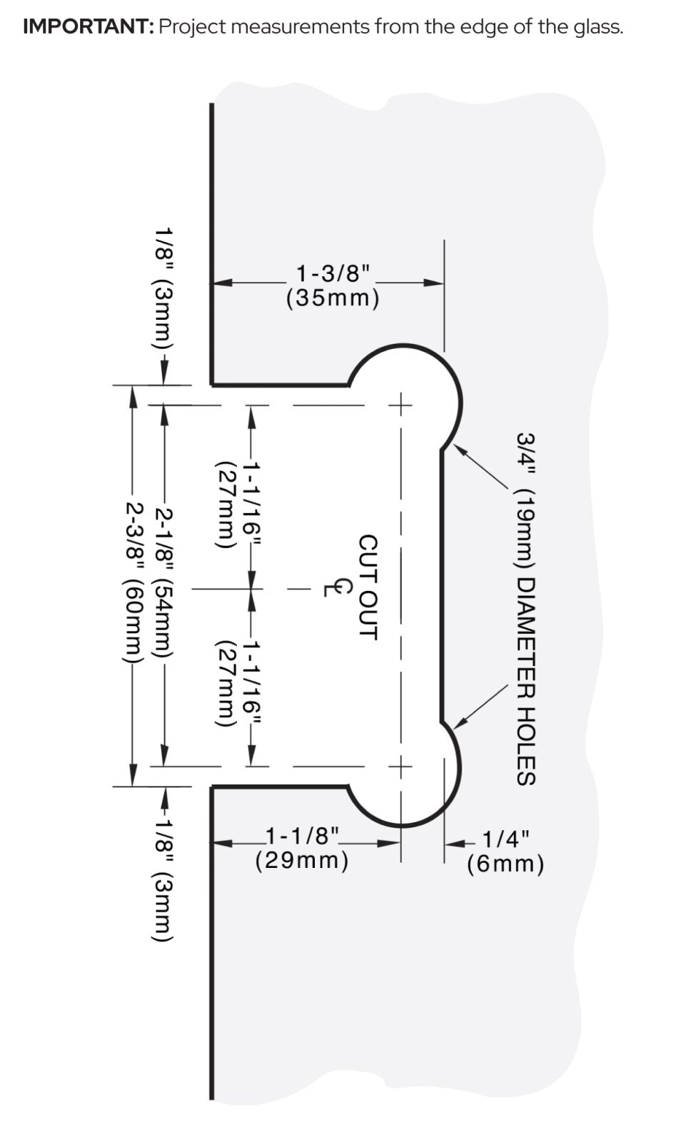 CRL Classique 180 Series 180º Glass - to - Glass Hinge (Discontinued) CLA180BN