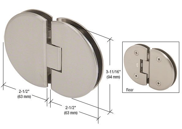 CRL Classique 180 Series 180º Glass - to - Glass Hinge (Discontinued) CLA180BN