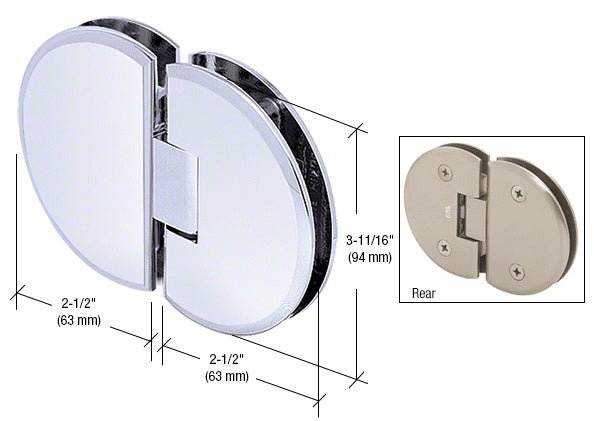 CRL Classique 180 Series 180º Glass - to - Glass Hinge (Discontinued) CLA180CH