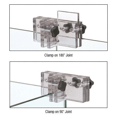 CRL Clear Frameless Assist Shower Door Panel Clamp FA3W