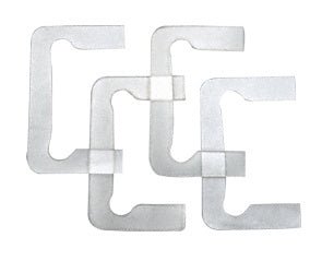 CRL Clear Plymouth Series Replacement Gaskets PLY4GKCLR