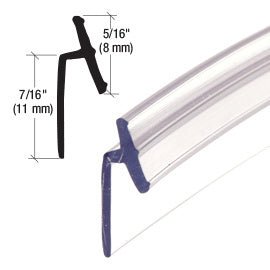 CRL Clear PVC Vinyl 'T' Seal V600CSGFT