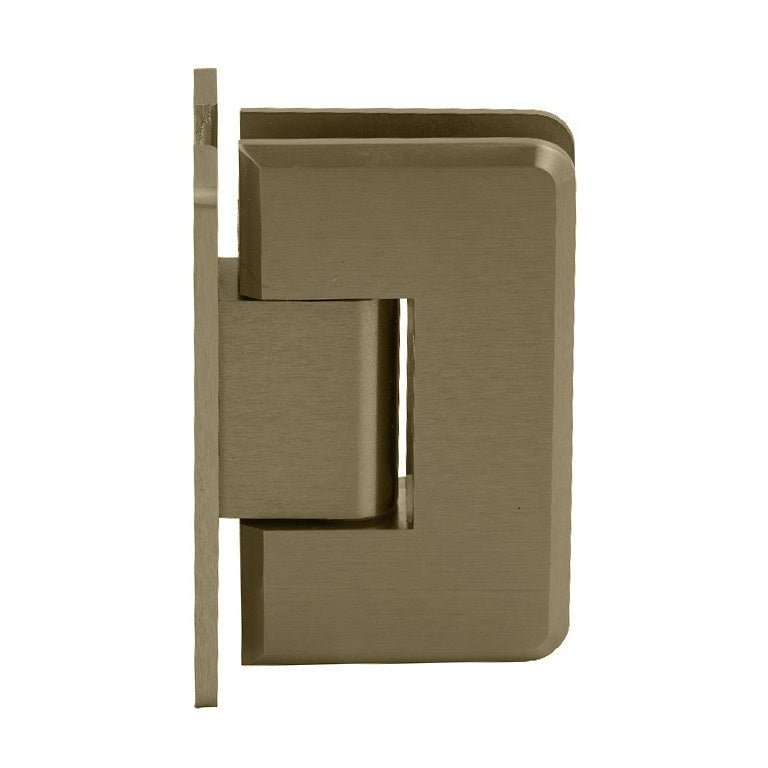 CRL Cologne 037 Series Wall Mount 'H' Back Plate Hinge C0L037BBRZ