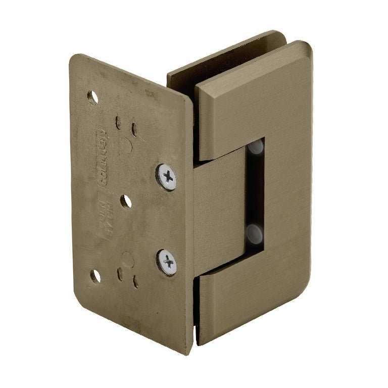 CRL Cologne 044 Series Wall Mount Offset Back Plate Hinge C0L044BBRZ