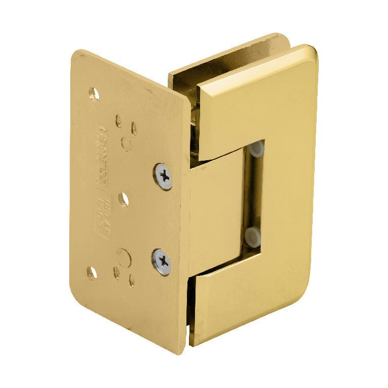 CRL Cologne 044 Series Wall Mount Offset Back Plate Hinge C0L044BR