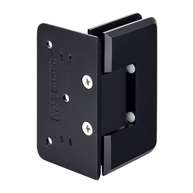 CRL Cologne 044 Series Wall Mount Offset Back Plate Hinge C0L044MBL