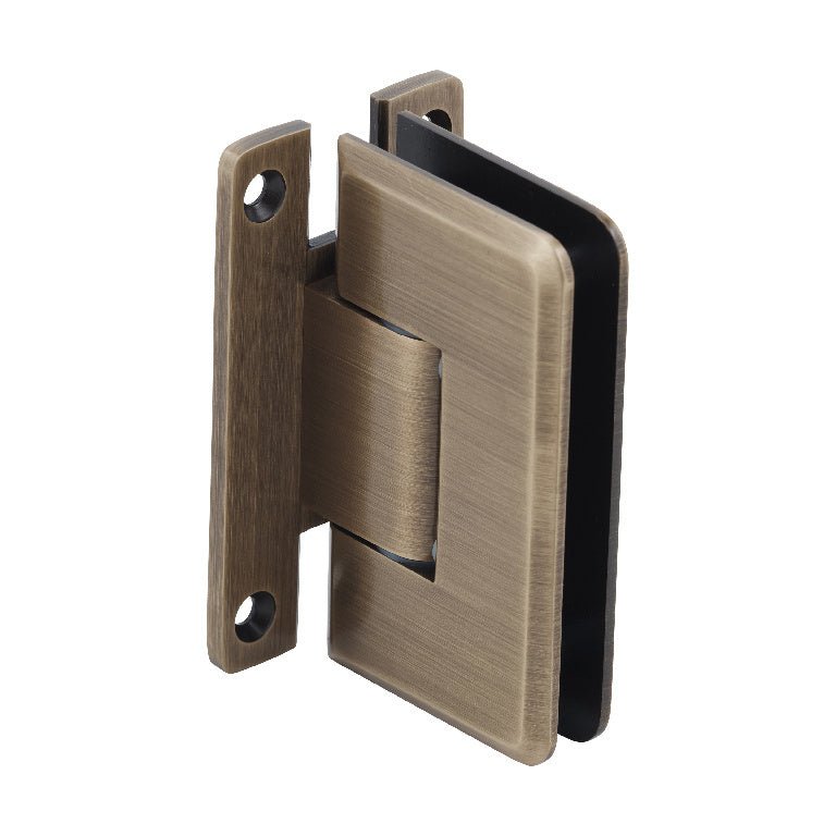 CRL Cologne 337 Series Adjustable Wall Mount 'H' Back Plate Hinge C0L337ABR