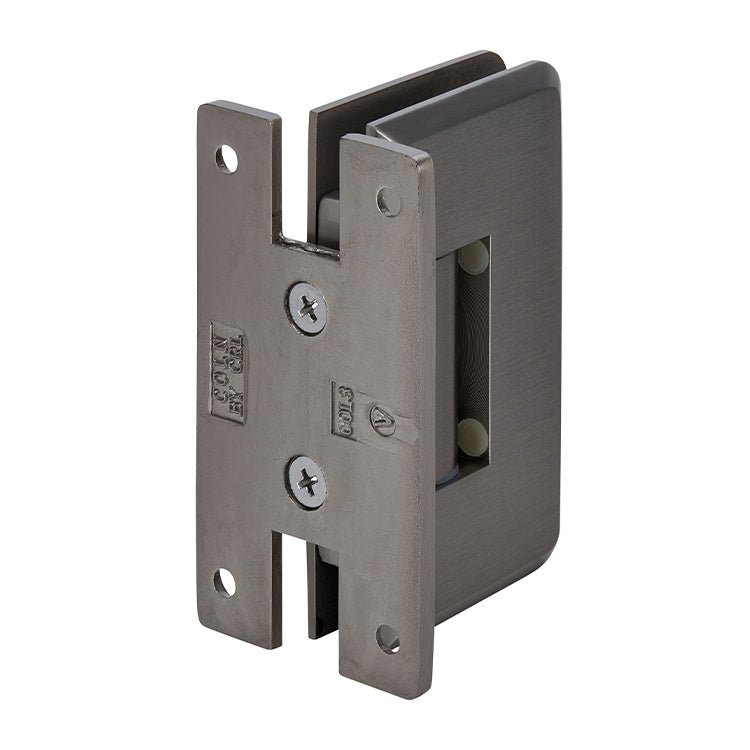 CRL Cologne 337 Series Adjustable Wall Mount 'H' Back Plate Hinge C0L337BN