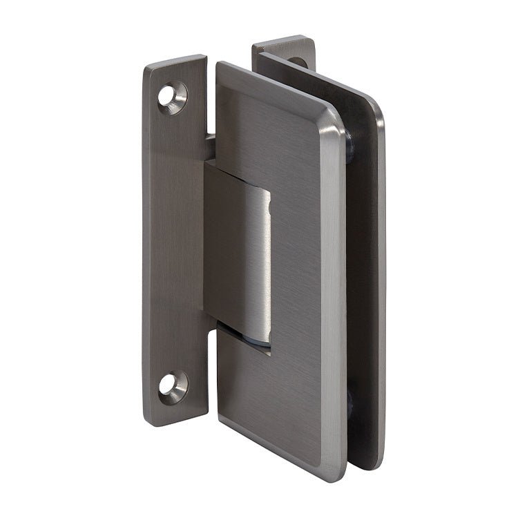 CRL Cologne 337 Series Adjustable Wall Mount 'H' Back Plate Hinge C0L337BN