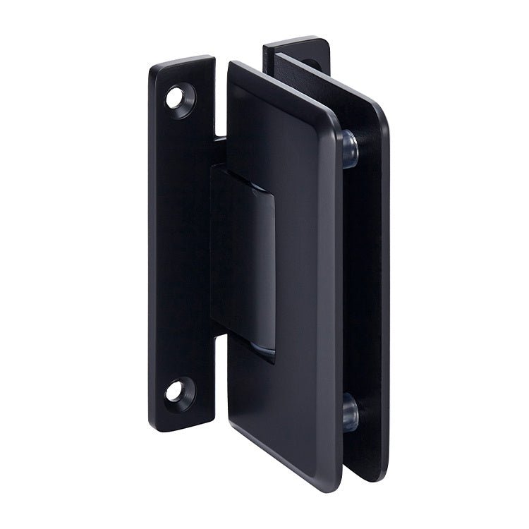 CRL Cologne 337 Series Adjustable Wall Mount 'H' Back Plate Hinge C0L337MBL