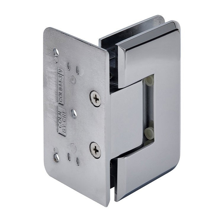 CRL Cologne 544 Series 5 Degree Pre - Set Wall Mount Offset Back Plate Hinge C0L544CH