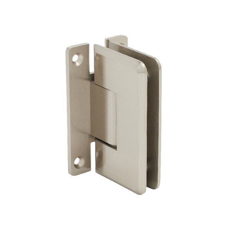 CRL Cologne Series Wall Mount 'H' Back Plate Positive Close Hinge C0L067BN