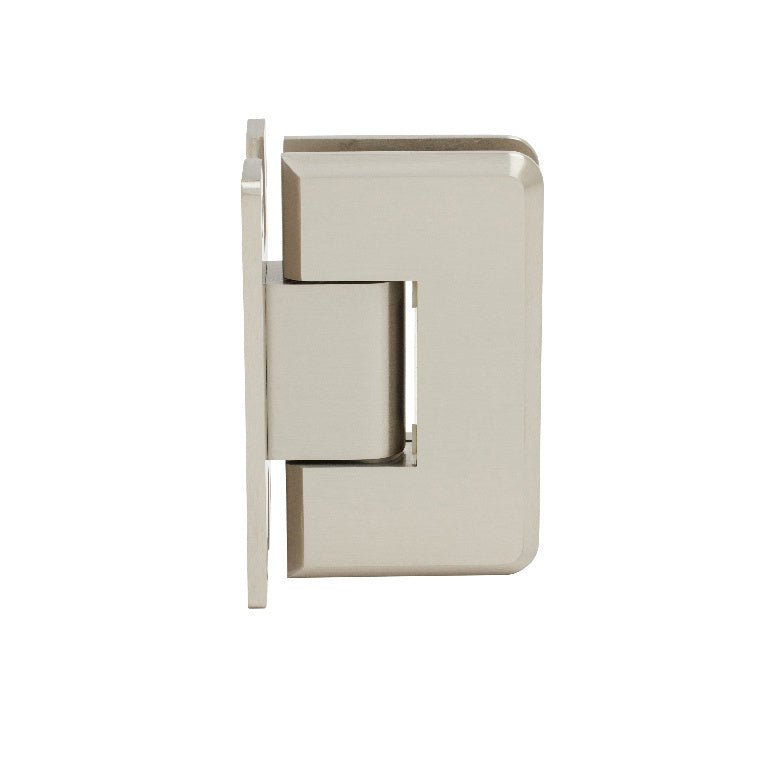 CRL Cologne Series Wall Mount 'H' Back Plate Positive Close Hinge C0L067BN