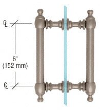 CRL Colonial Style Back - to - Back Pull Handles C0L6X6BN