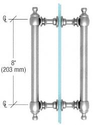 CRL Colonial Style Back - to - Back Pull Handles C0L8X8CH