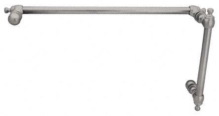 CRL Colonial Style Combination Pull Handle with Towel Bar C0L6X18BN