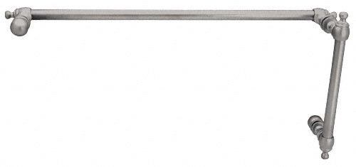 CRL Colonial Style Combination Pull Handle with Towel Bar C0L6X24BN