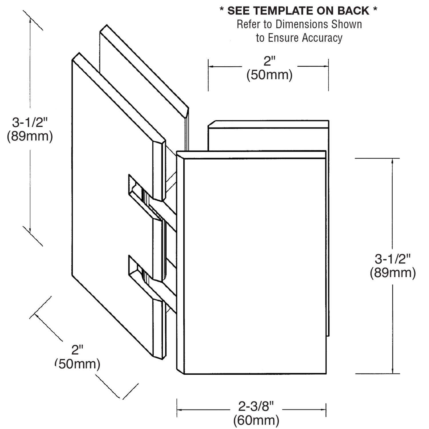 CRL Concord 135 Series 135 Degree Glass - to - Glass Hinge SDH135CH