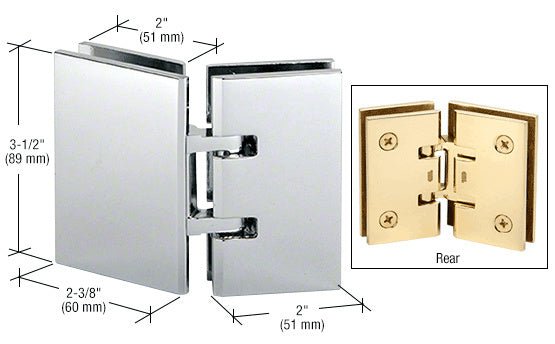 CRL Concord 135 Series 135 Degree Glass - to - Glass Hinge SDH135CH