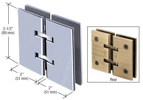 CRL Concord 180 Series 180 Degree Glass - to - Glass Hinge SDH180CH