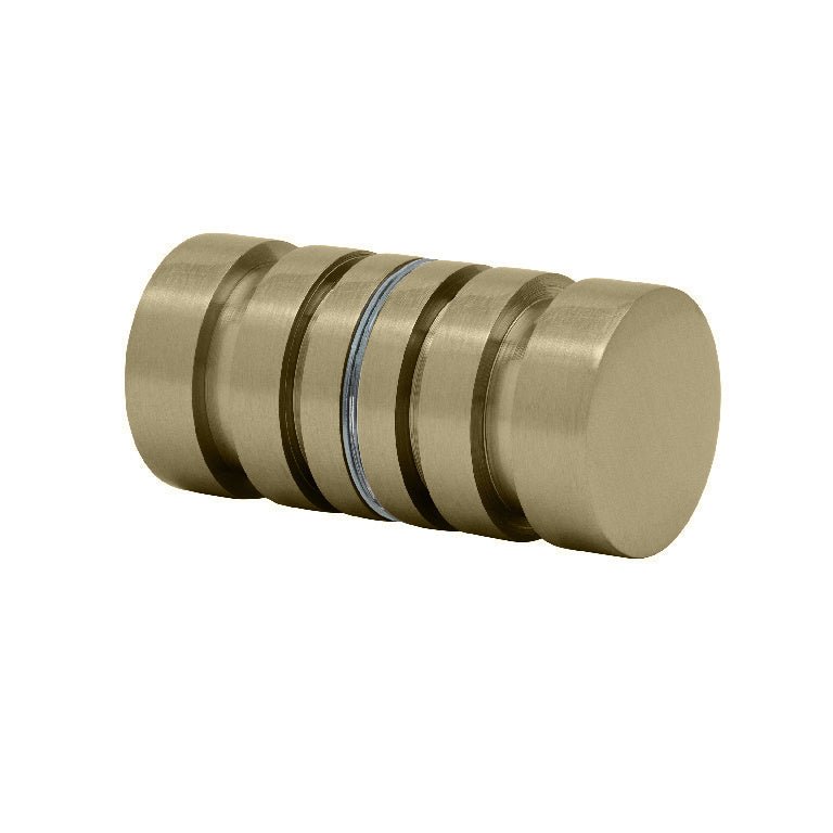 CRL Contemporary Style Back - to - Back Shower Door Knobs SDK106BBRZ