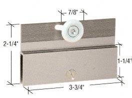 CRL CRL 1/4" Top Hanger Bracket for CK/DK Cottage Series Sliders DK67BN