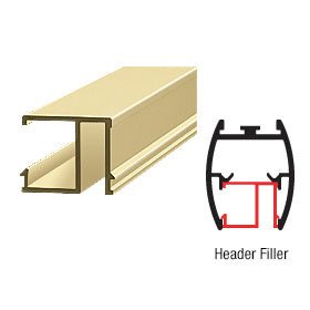 CRL CRL 72" Header Filler for CK/DK Cottage Series Sliders DK62BGA