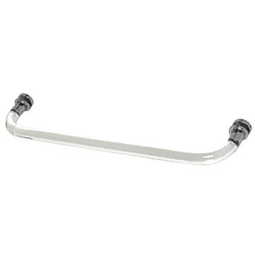 CRL CRL Acrylic Smooth Single - Sided Towel Bar with Rings CATB24BN