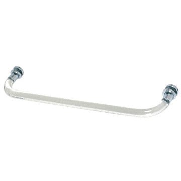 CRL CRL Acrylic Smooth Single - Sided Towel Bar with Rings CATB24CH