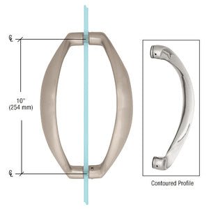 CRL CRL Back - to - Back Sculptured Solid Pull Handle CQ10X10BN