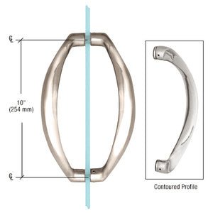 CRL CRL Back - to - Back Sculptured Solid Pull Handle CQ10X10PN